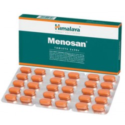 Menosan Himalaya - zioła na menopauzę, do stosowania przed, po i w trakcie menopauzy.