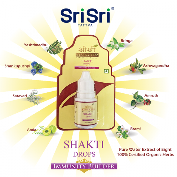 SHAKTI DROPS SRI SRI AYURVEDA - WZMOCNIJ SWOJĄ ODPORNOŚĆ