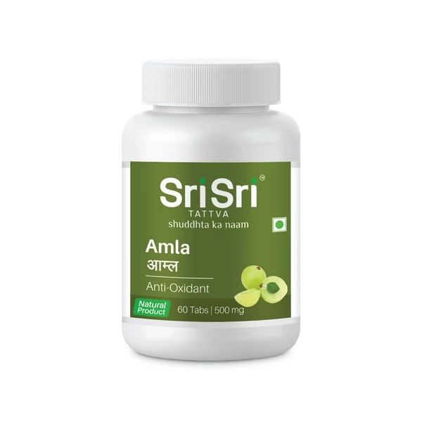 Amla (500mg.) Sri Sri Tattva - Natural source of powerful anti-oxidant and vit. C