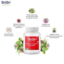 Kabasura Kudineer (500 mg.) Sri Sri Tattva - Stärkt das Atmungssystem