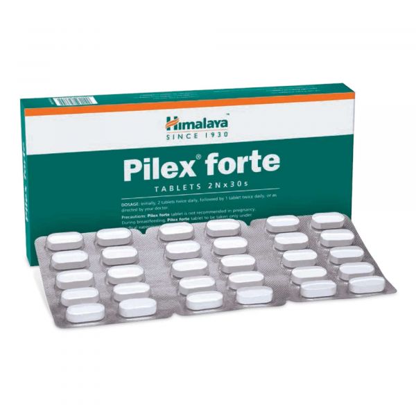 Pilex Forte (Tablets) Himalaya - a stronger version of Pilex against hemorrhoids