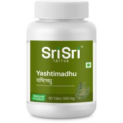 Yashtimadhu (500 mg.) Sri Sri Tattva - helps with hyperacidity, reduces gastric acid secretion