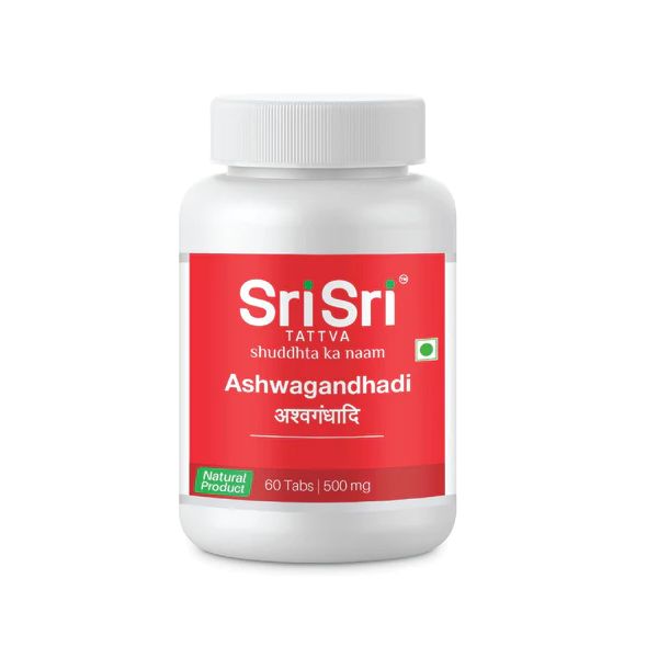 Ashwagandhadi (500 mg.) by Sri Sri Tattva - spices and herbs help with Vata problems