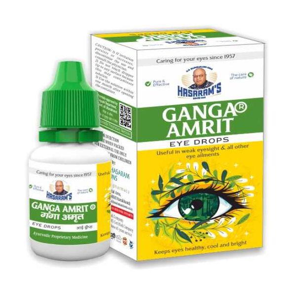Ganga Amrit Eyedrops - skuteczny ajurwedyjski tonik do oczu