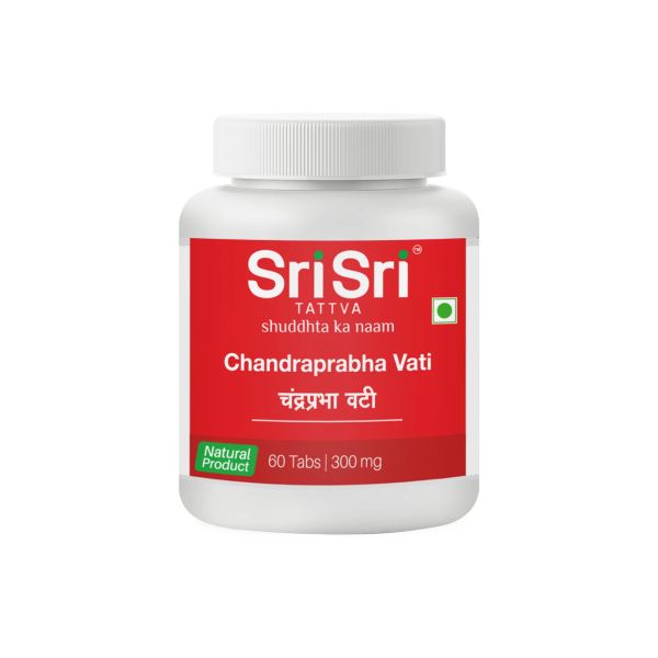 Chandraprabha Vati (500 mg.) Sri Sri |Traditional Ayurvedic formulation to maintain Urinary Tract System